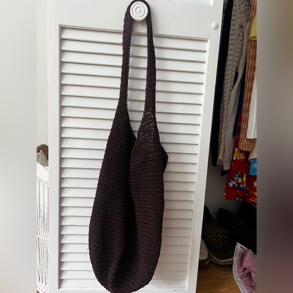 Brown shoulder bag